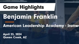 Benjamin Franklin  vs American Leadership Academy - Ironwood Game Highlights - April 23, 2024