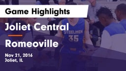 Joliet Central  vs Romeoville  Game Highlights - Nov 21, 2016
