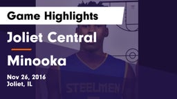Joliet Central  vs Minooka  Game Highlights - Nov 26, 2016