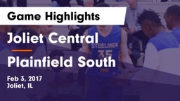 Joliet Central  vs Plainfield South  Game Highlights - Feb 3, 2017