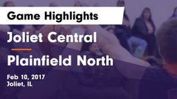 Joliet Central  vs Plainfield North  Game Highlights - Feb 10, 2017