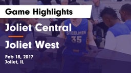 Joliet Central  vs Joliet West  Game Highlights - Feb 18, 2017