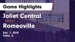 Joliet Central  vs Romeoville  Game Highlights - Dec. 7, 2018