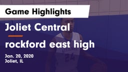 Joliet Central  vs rockford east high Game Highlights - Jan. 20, 2020