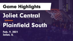 Joliet Central  vs Plainfield South  Game Highlights - Feb. 9, 2021
