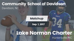 Matchup: Comm School Davidson vs. Lake Norman Charter  2017