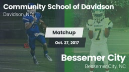 Matchup: Comm School Davidson vs. Bessemer City  2017