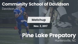 Matchup: Comm School Davidson vs. Pine Lake Prepatory 2017