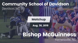 Matchup: Comm School Davidson vs. Bishop McGuinness  2019
