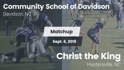 Matchup: Comm School Davidson vs. Christ the King 2019