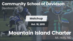 Matchup: Comm School Davidson vs. Mountain Island Charter  2019