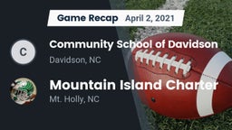 Recap: Community School of Davidson vs. Mountain Island Charter  2021