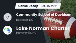 Recap: Community School of Davidson vs. Lake Norman Charter  2021