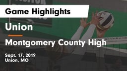 Union  vs Montgomery County High  Game Highlights - Sept. 17, 2019