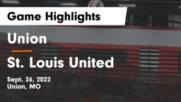 Union  vs St. Louis United Game Highlights - Sept. 26, 2022