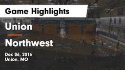 Union  vs Northwest  Game Highlights - Dec 06, 2016