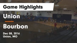 Union  vs Bourbon Game Highlights - Dec 08, 2016