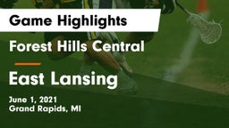 Forest Hills Central  vs East Lansing  Game Highlights - June 1, 2021