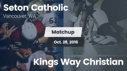 Matchup: Seton Catholic High vs. Kings Way Christian 2016