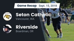 Recap: Seton Catholic  vs. Riverside  2018
