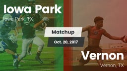 Matchup: Iowa Park High vs. Vernon  2017