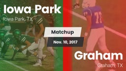 Matchup: Iowa Park High vs. Graham  2017