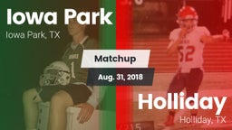Matchup: Iowa Park High vs. Holliday  2018