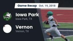 Recap: Iowa Park  vs. Vernon  2018