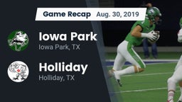 Recap: Iowa Park  vs. Holliday  2019