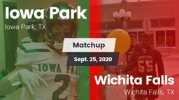 Matchup: Iowa Park High vs. Wichita Falls  2020