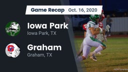 Recap: Iowa Park  vs. Graham  2020
