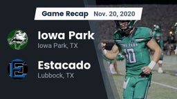 Recap: Iowa Park  vs. Estacado  2020