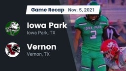 Recap: Iowa Park  vs. Vernon  2021