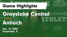 Grayslake Central  vs Antioch  Game Highlights - Jan. 13, 2020