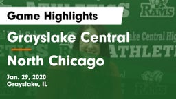 Grayslake Central  vs North Chicago  Game Highlights - Jan. 29, 2020