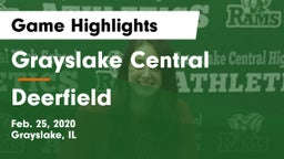 Grayslake Central  vs Deerfield  Game Highlights - Feb. 25, 2020