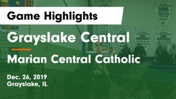 Grayslake Central  vs Marian Central Catholic  Game Highlights - Dec. 26, 2019