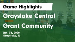 Grayslake Central  vs Grant Community  Game Highlights - Jan. 31, 2020