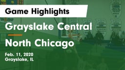 Grayslake Central  vs North Chicago  Game Highlights - Feb. 11, 2020