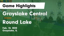 Grayslake Central  vs Round Lake  Game Highlights - Feb. 18, 2020
