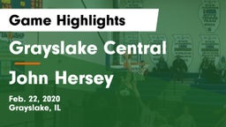 Grayslake Central  vs John Hersey  Game Highlights - Feb. 22, 2020
