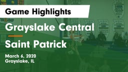 Grayslake Central  vs Saint Patrick  Game Highlights - March 6, 2020