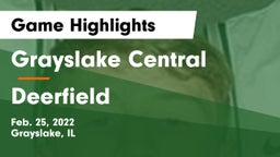 Grayslake Central  vs Deerfield  Game Highlights - Feb. 25, 2022