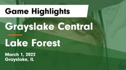 Grayslake Central  vs Lake Forest  Game Highlights - March 1, 2022