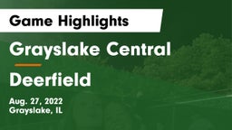Grayslake Central  vs Deerfield  Game Highlights - Aug. 27, 2022