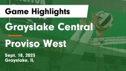Grayslake Central  vs Proviso West Game Highlights - Sept. 18, 2023