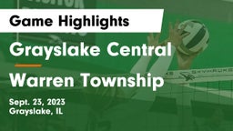 Grayslake Central  vs Warren Township  Game Highlights - Sept. 23, 2023