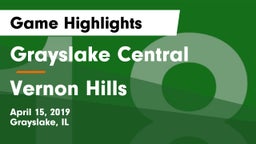 Grayslake Central  vs Vernon Hills  Game Highlights - April 15, 2019