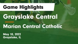 Grayslake Central  vs Marian Central Catholic  Game Highlights - May 10, 2022