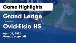 Grand Ledge  vs Ovid-Elsie HS Game Highlights - April 26, 2022